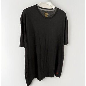 Ralph Lauren T-shirt Men's Size Large Black Short Sleeve Red Pony Embroidered